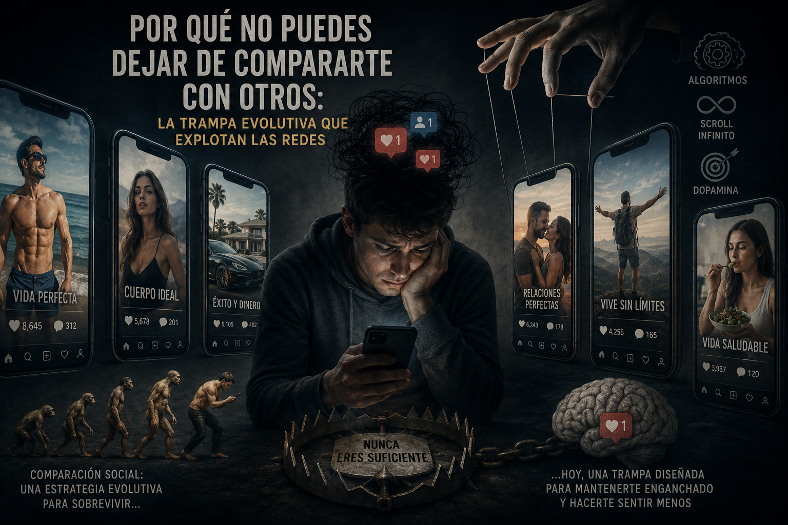 Comparación social: por qué no puedes dejar de compararte con los demás