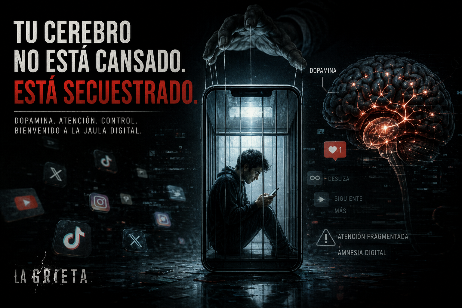 Adicción al móvil: el poderoso mecanismo que secuestra tu cerebro