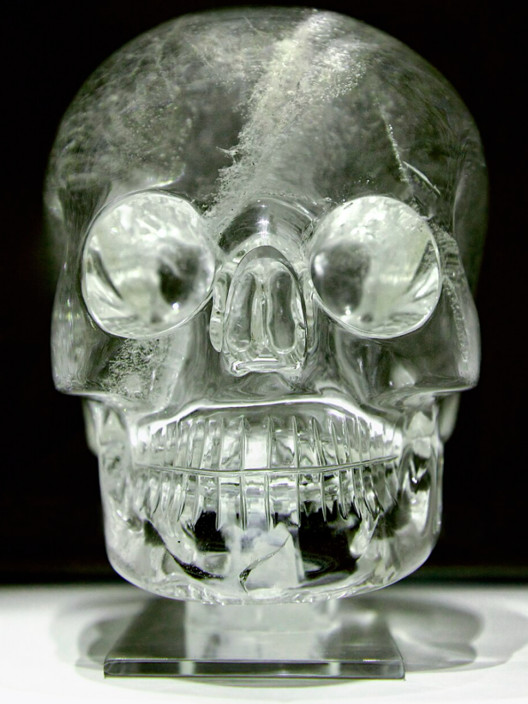 Calavera de cristal