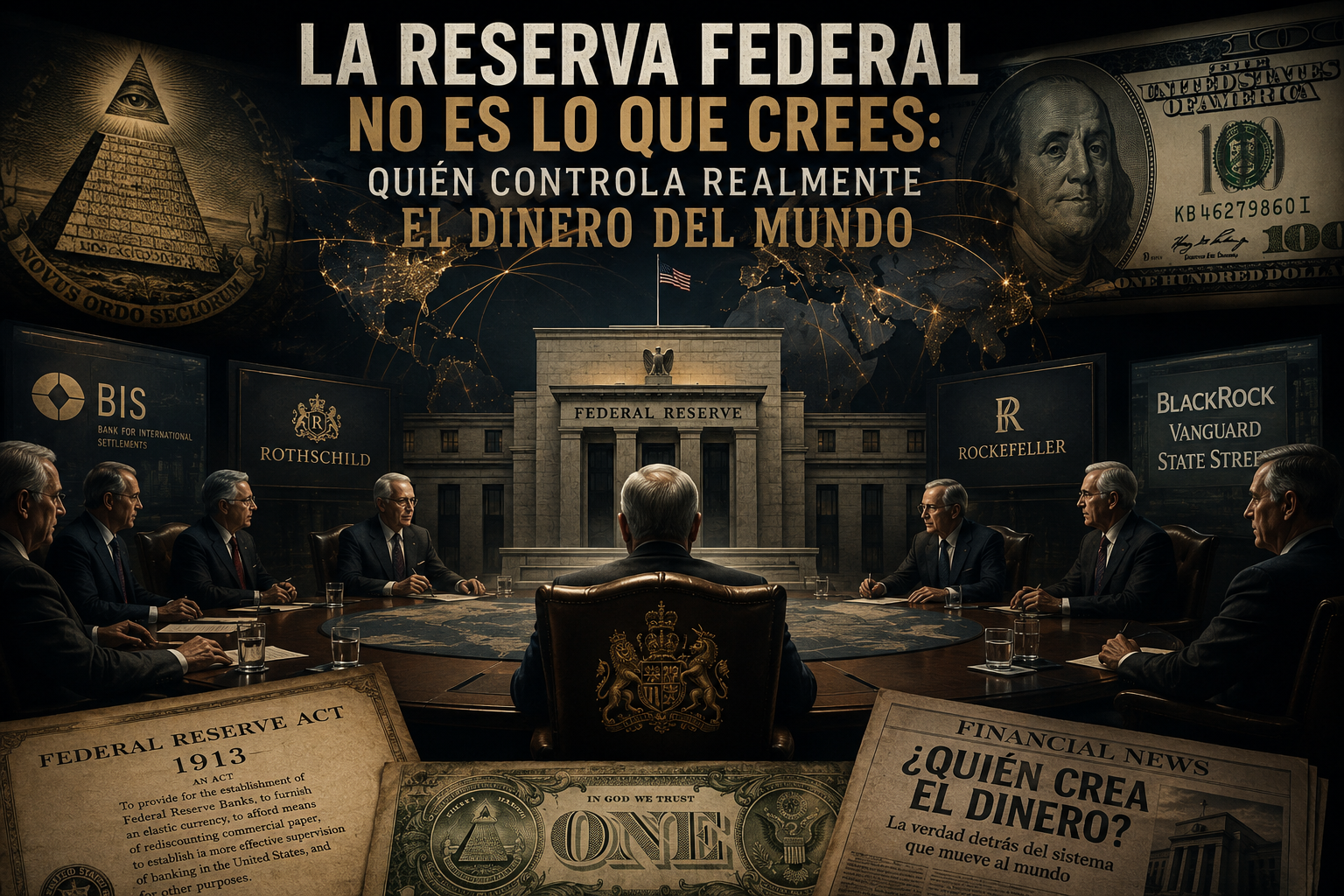 La Reserva Federal no es lo que crees: quién controla realmente el dinero del mundo