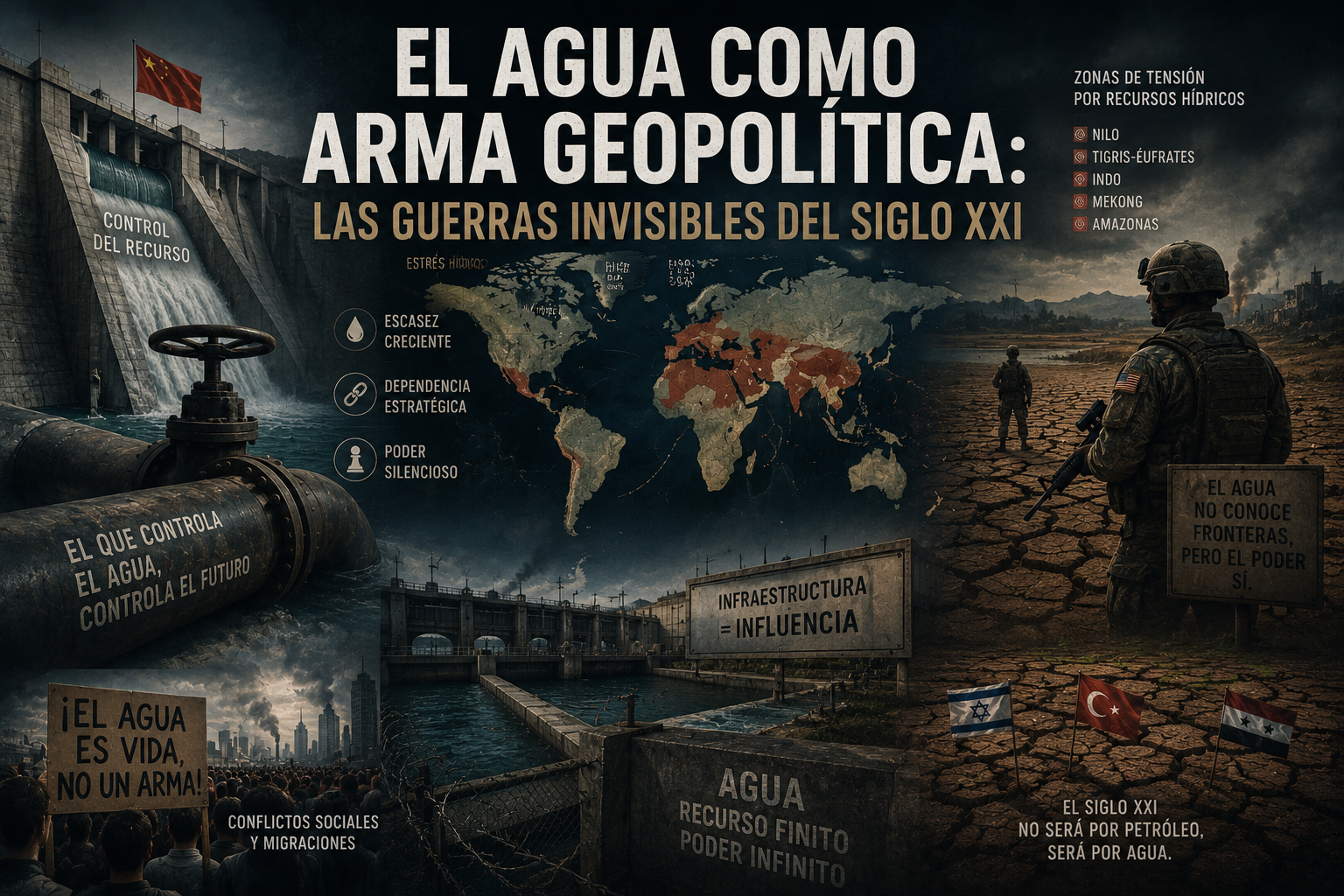 El agua como arma geopolítica: las guerras invisibles del siglo XXI