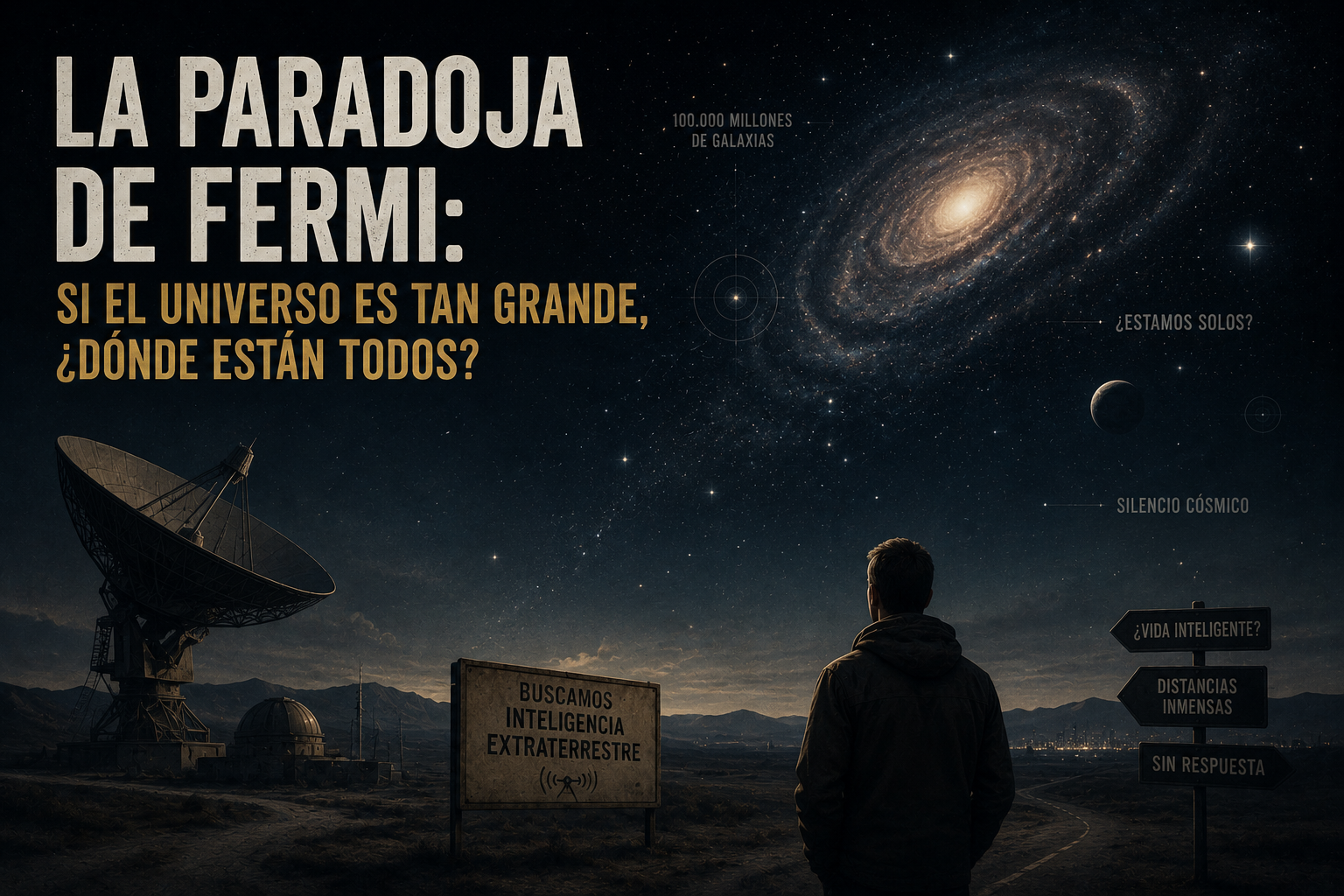La paradoja de Fermi: si el universo es tan grande, ¿dónde están todos?