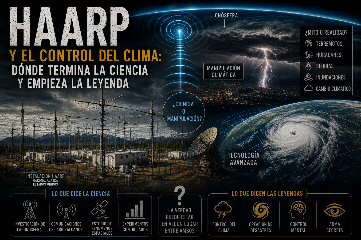 HAARP y el control del clima: dónde termina la ciencia y empieza la leyenda