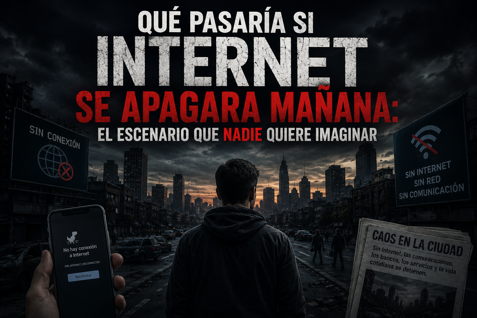Qué pasaría si hay apagón de Internet: el escenario que nadie quiere imaginar