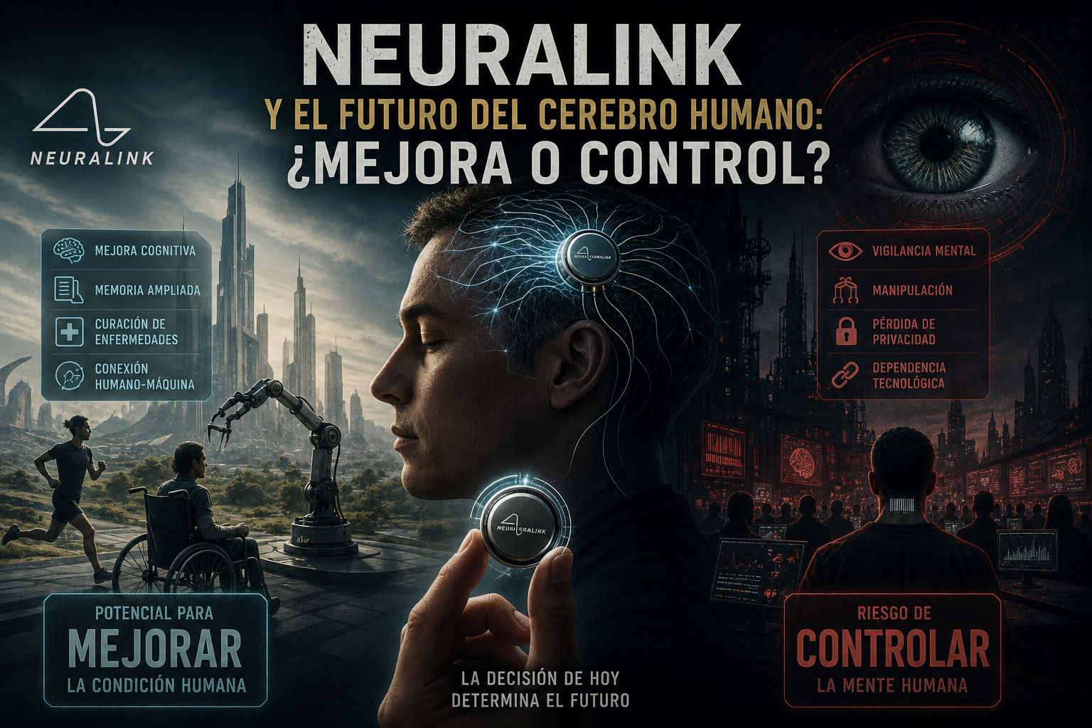 Neuralink y el futuro del cerebro humano: ¿mejora o control?