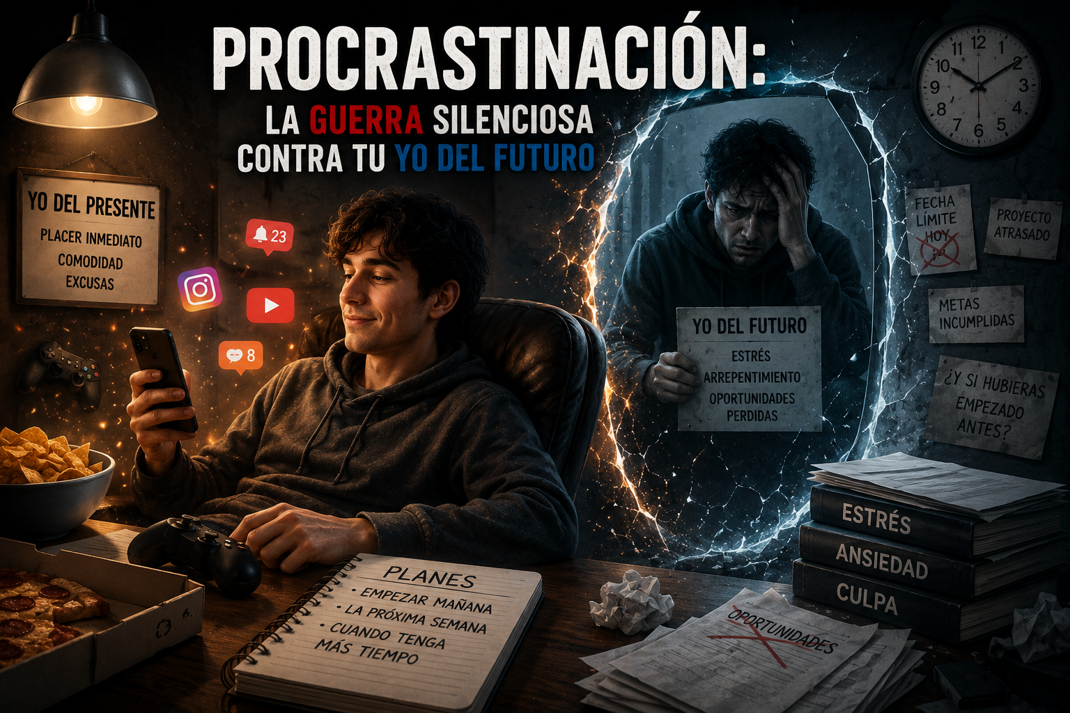Procrastinación: la guerra silenciosa contra tu yo del futuro