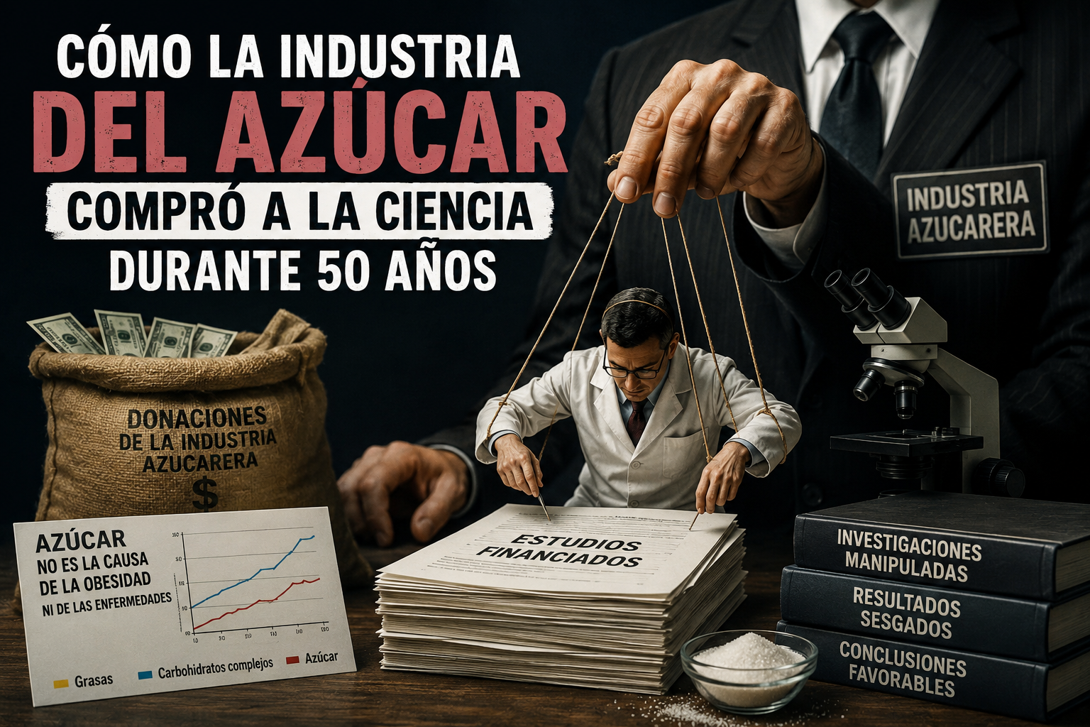 Cómo la industria del azúcar compró a la ciencia durante 50 años