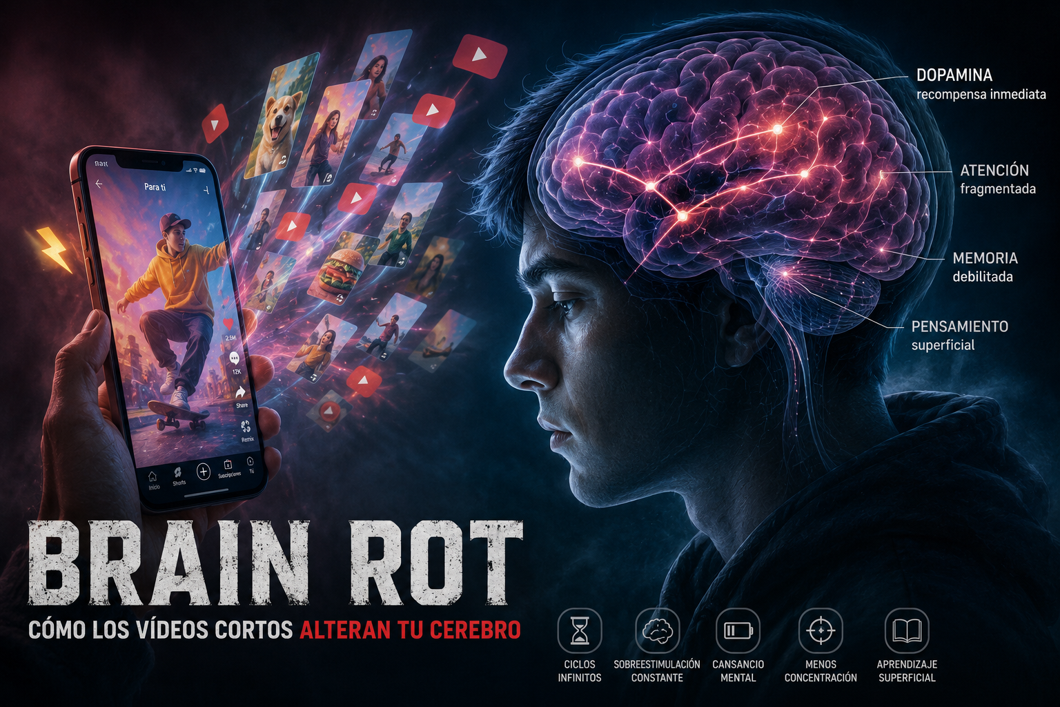 «Brain rot»: qué le hace de verdad a tu cerebro el vídeo corto