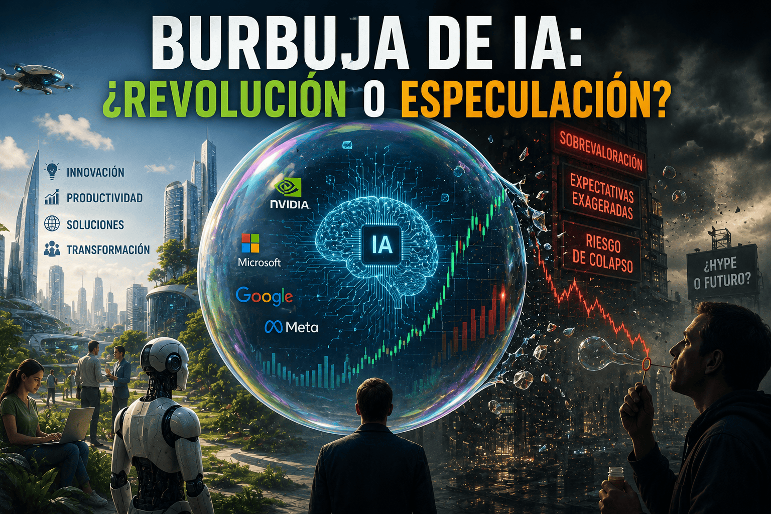 La burbuja de la IA: ¿estamos repitiendo el crash de las puntocom del 2000?
