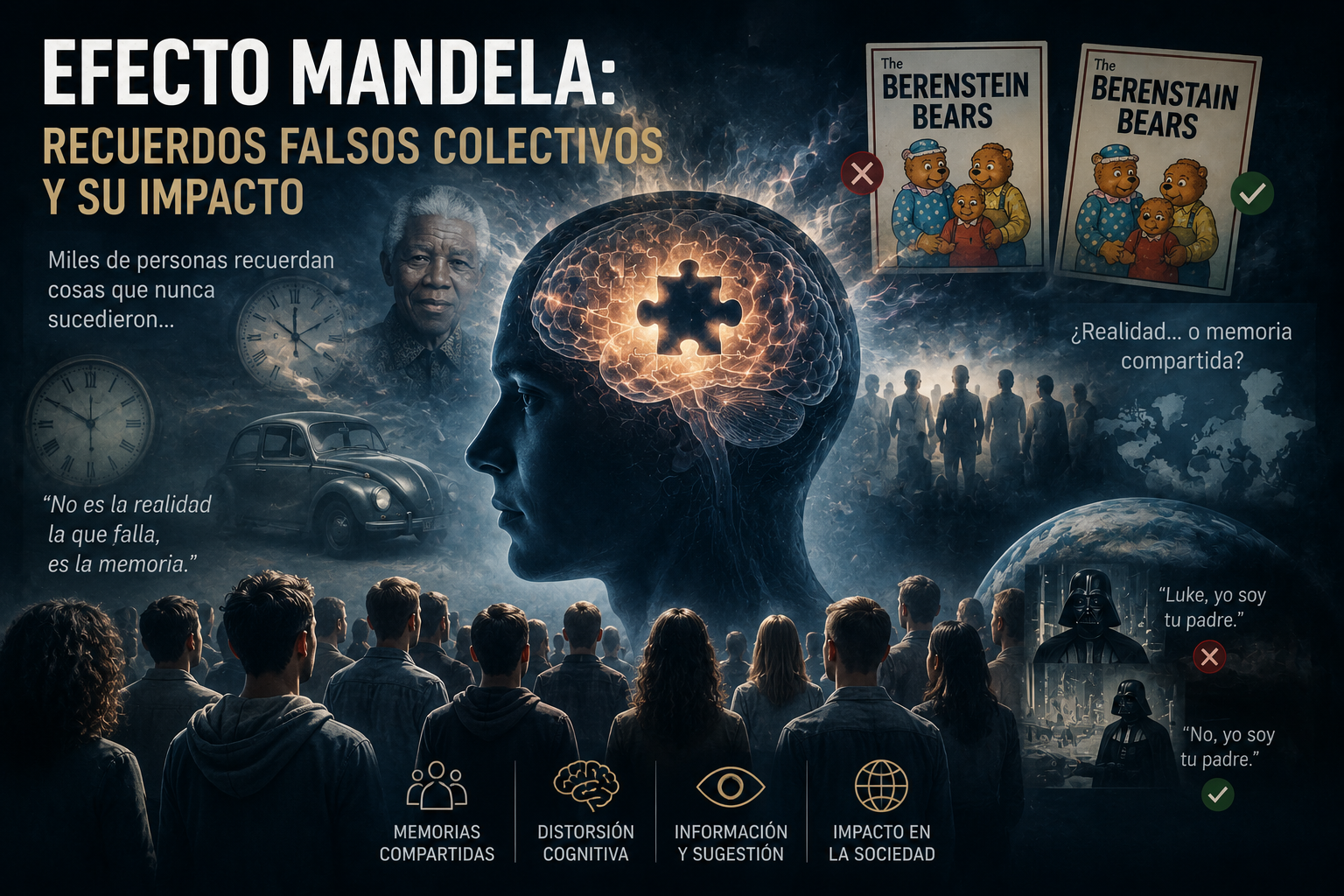 El efecto Mandela: cuando millones de personas recuerdan algo que nunca pasó