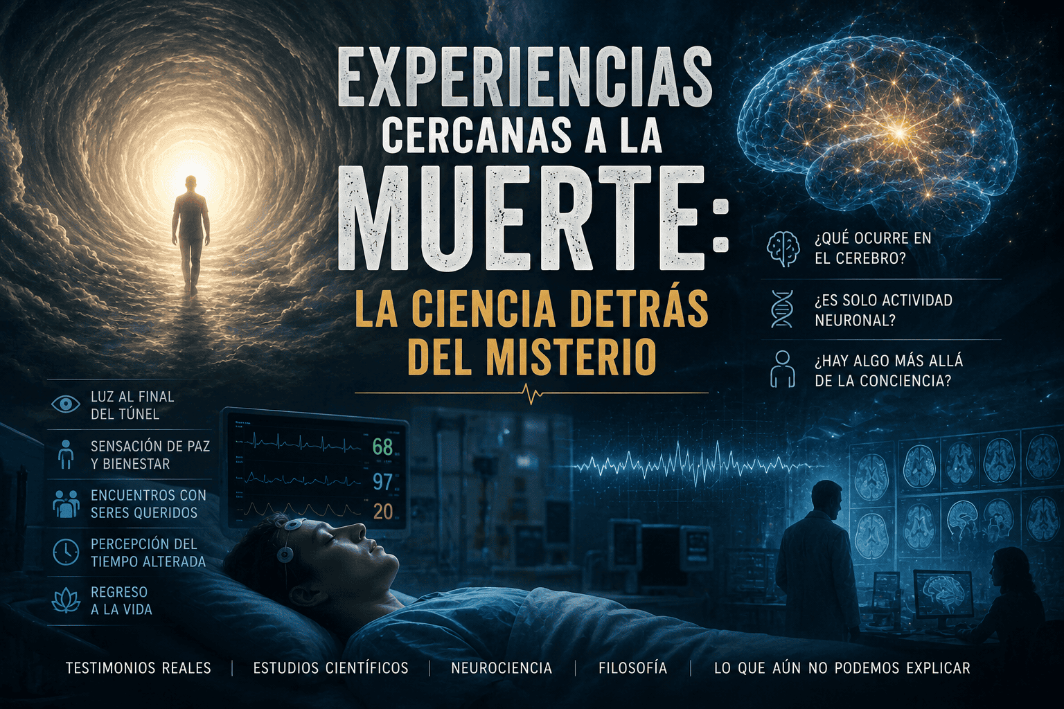 Qué le pasa a tu cerebro cuando mueres: la ciencia de las experiencias cercanas a la muerte