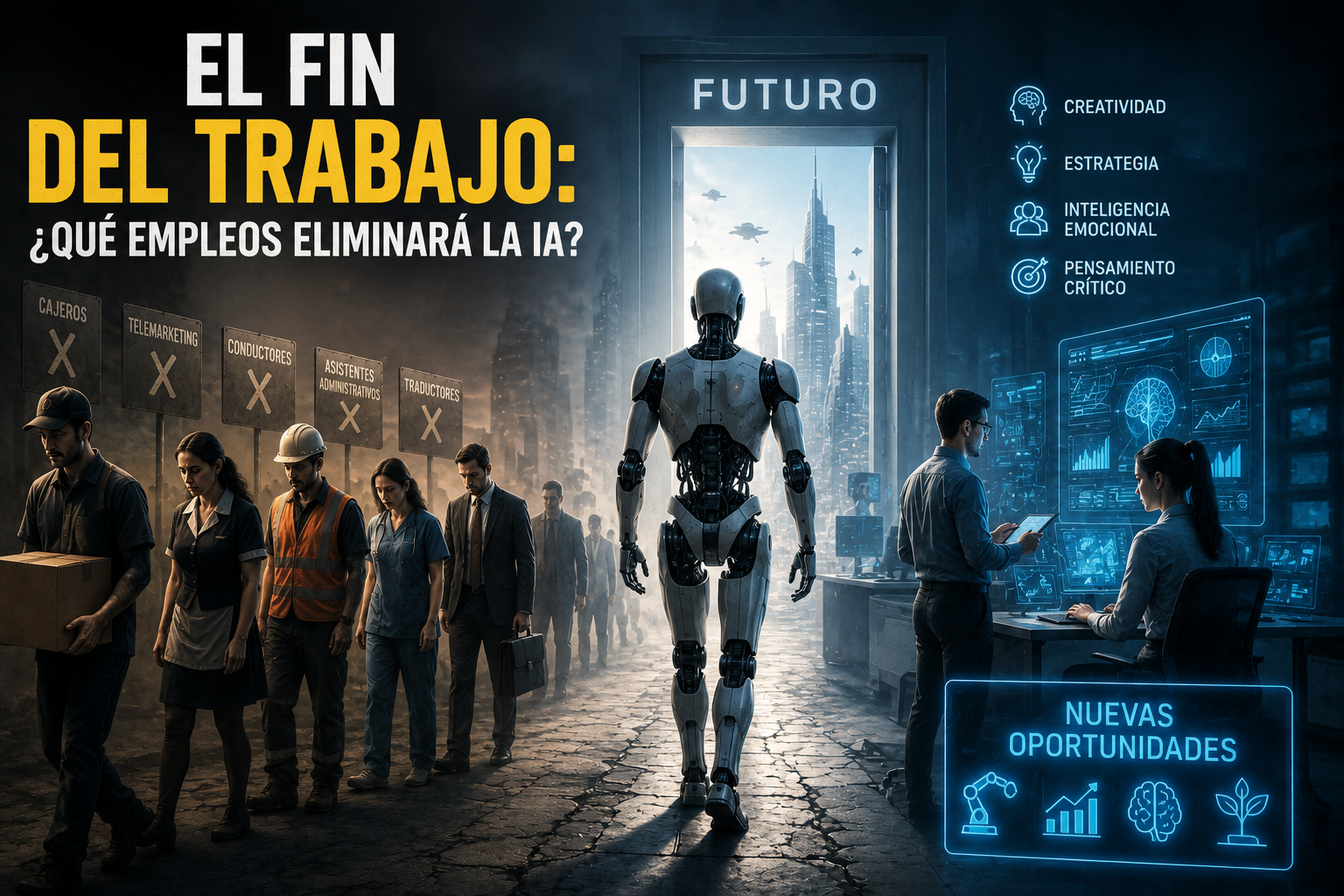El fin del trabajo tal y como lo conoces: qué empleos está borrando la IA primero