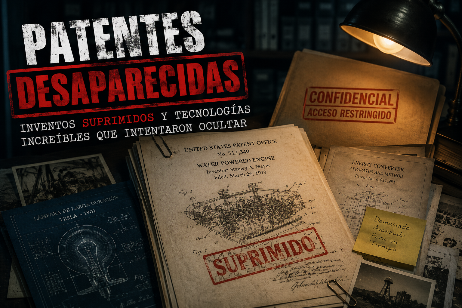 Patentes desaparecidas: Inventos suprimidos y tecnologías increibles que intentaron ocultar